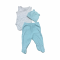 0-3M 3pc Grey & Green Tiger Boy's Set - Cotton on / Ackermans