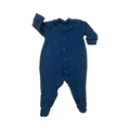 Newborn Black Cotton Snapper Onesie - Woolworths