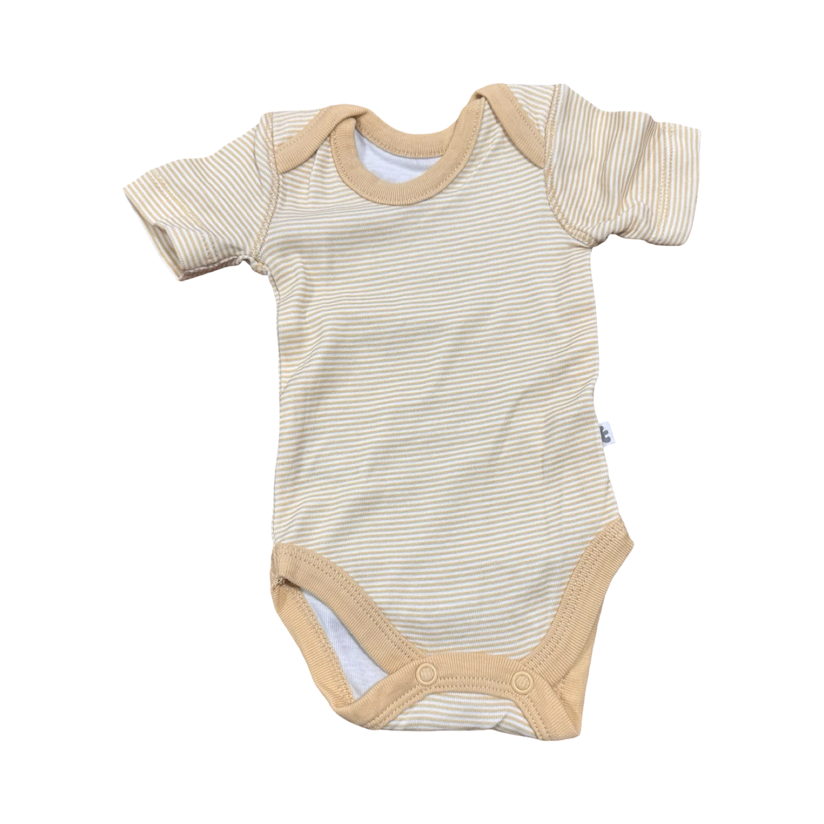 Newborn Yellow & White Stripe Long Sleeve Bodysuit - Woolworths