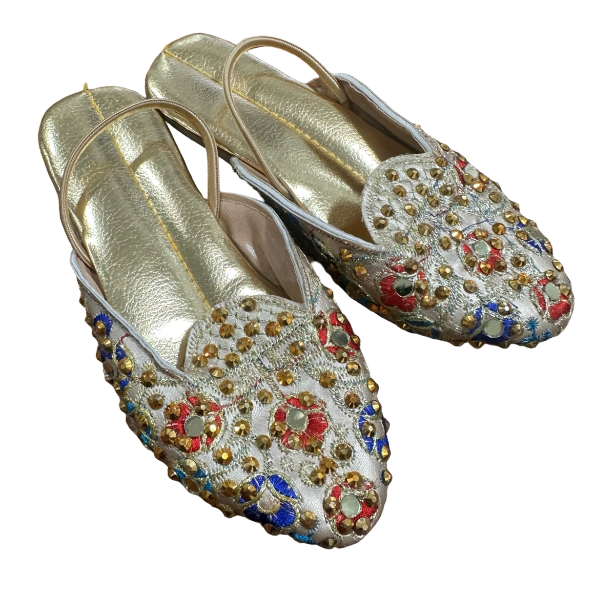 Size 11 Gold Glitzy & Shiny Shoes