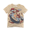 *NEW* 7-8Y Beige Looney Tunes Tazmanian Devil T-Shirt