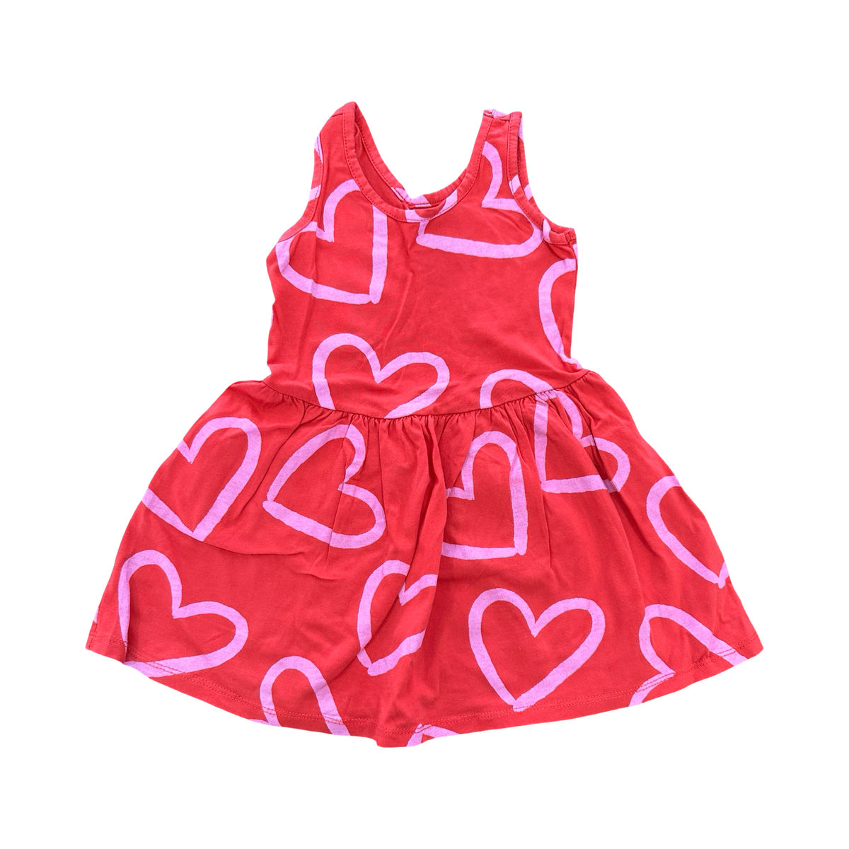2Y Pink & Red Summer Cotton Dress - Woolworths