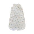 One Size White Cotton Elephant Sleep Bag - Babysense