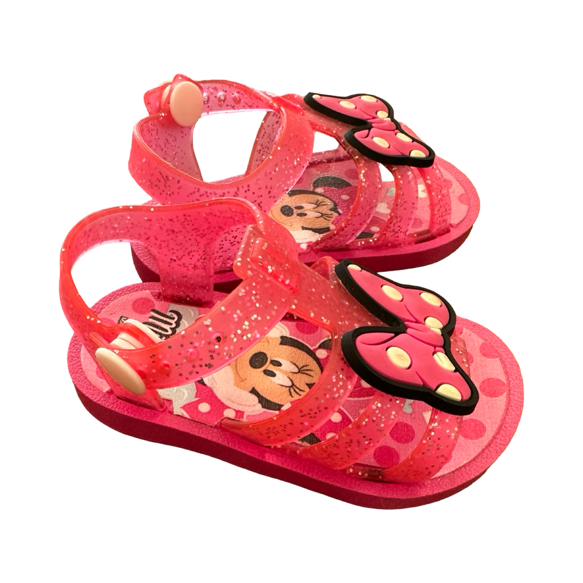 Size 2 Pink Minnie Mouse Sandals