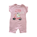 1-3M Pink Off to Grandma Romper - Woolworths