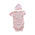 1-3M Pink Cute Bodysuit with Puff Sleeves - Woolworths