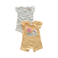 Newborn 2pc Colourful Romper Set - Tiny Tots