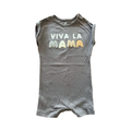 3-6M Grey Viva La Mama Romper - Woolworths