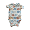 6-12M White Bear Design Bodysuit - Woolworths