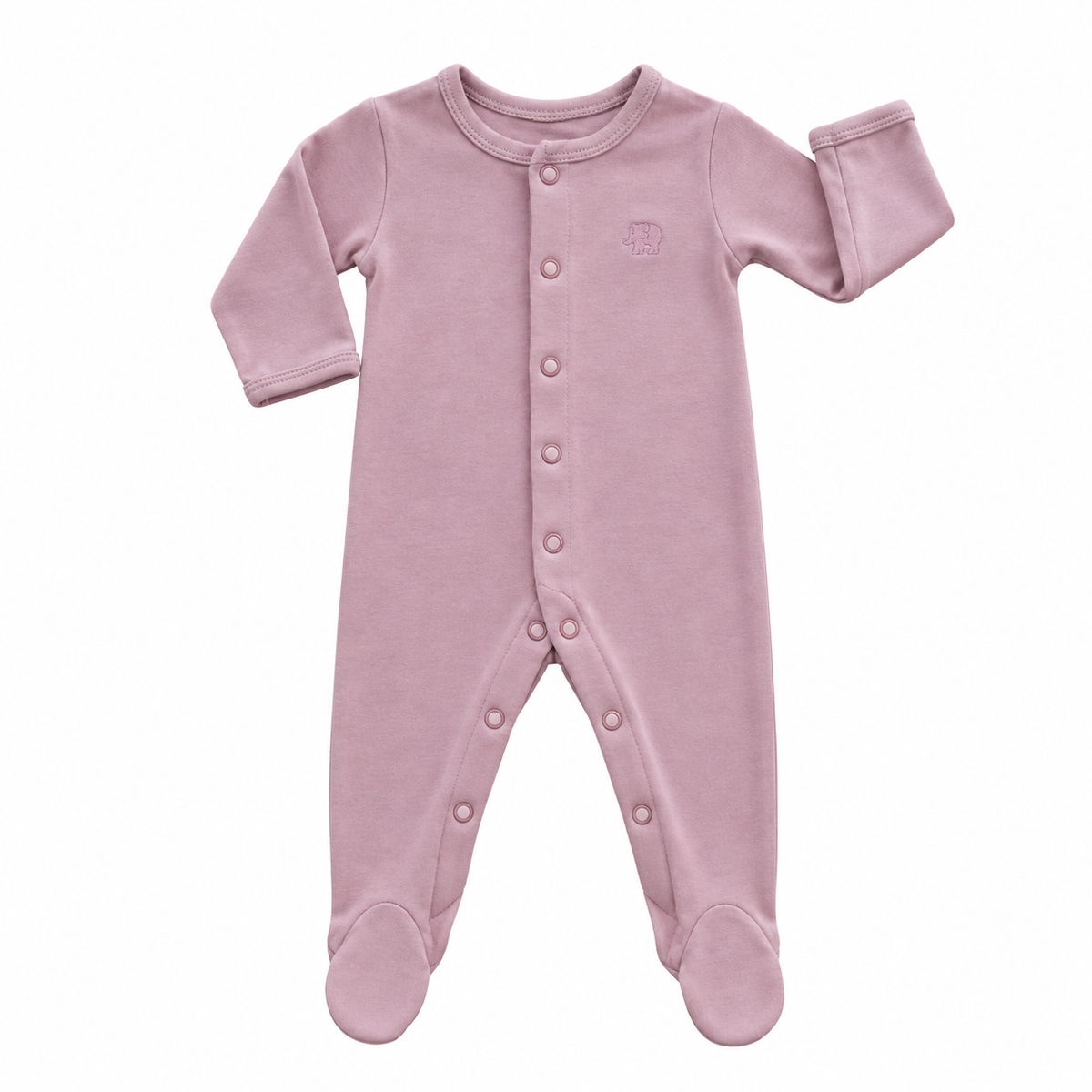 3-6M Dusty Pink Long Snapper Babygrows Set - Woolworths