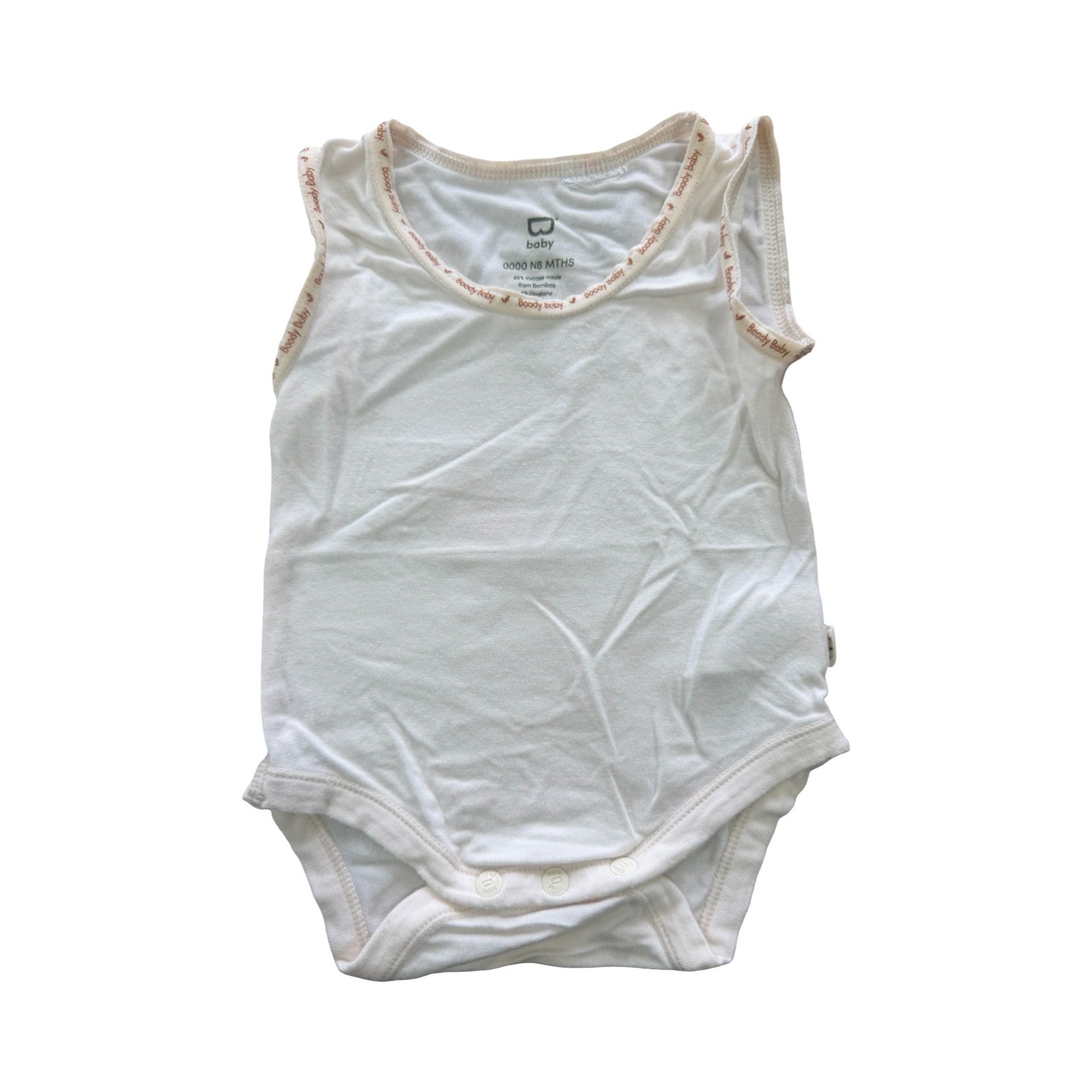 Newborn Cream viscose baby vest - Woolworths