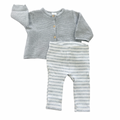 0-3M 2pc Grey & white winter set - H & M / Cotton On