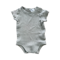 0-3M Green ribbed bodysuit - Cotton On