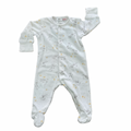 1-3M White doggy soft terry cloth snapper bodysuit - Zara