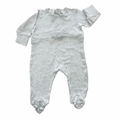 1-3M Grey melange star babygrow - Zara