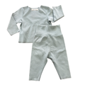 3-6M Green soft touch 2pc comfy long sleeve set	- Anne Colle