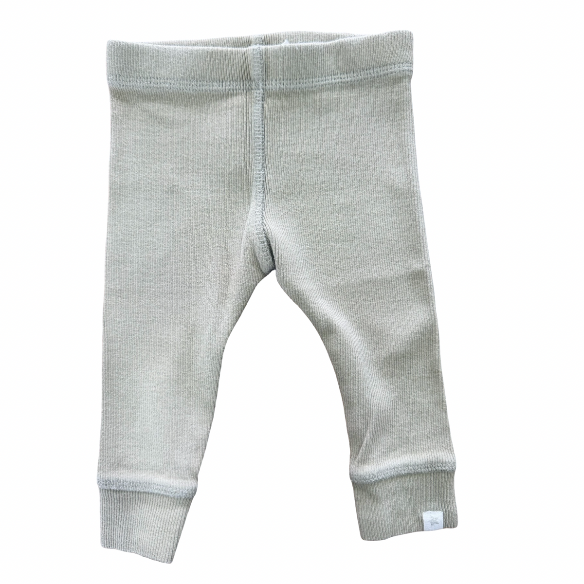 3-6M Beige ribbed leggings - Zara