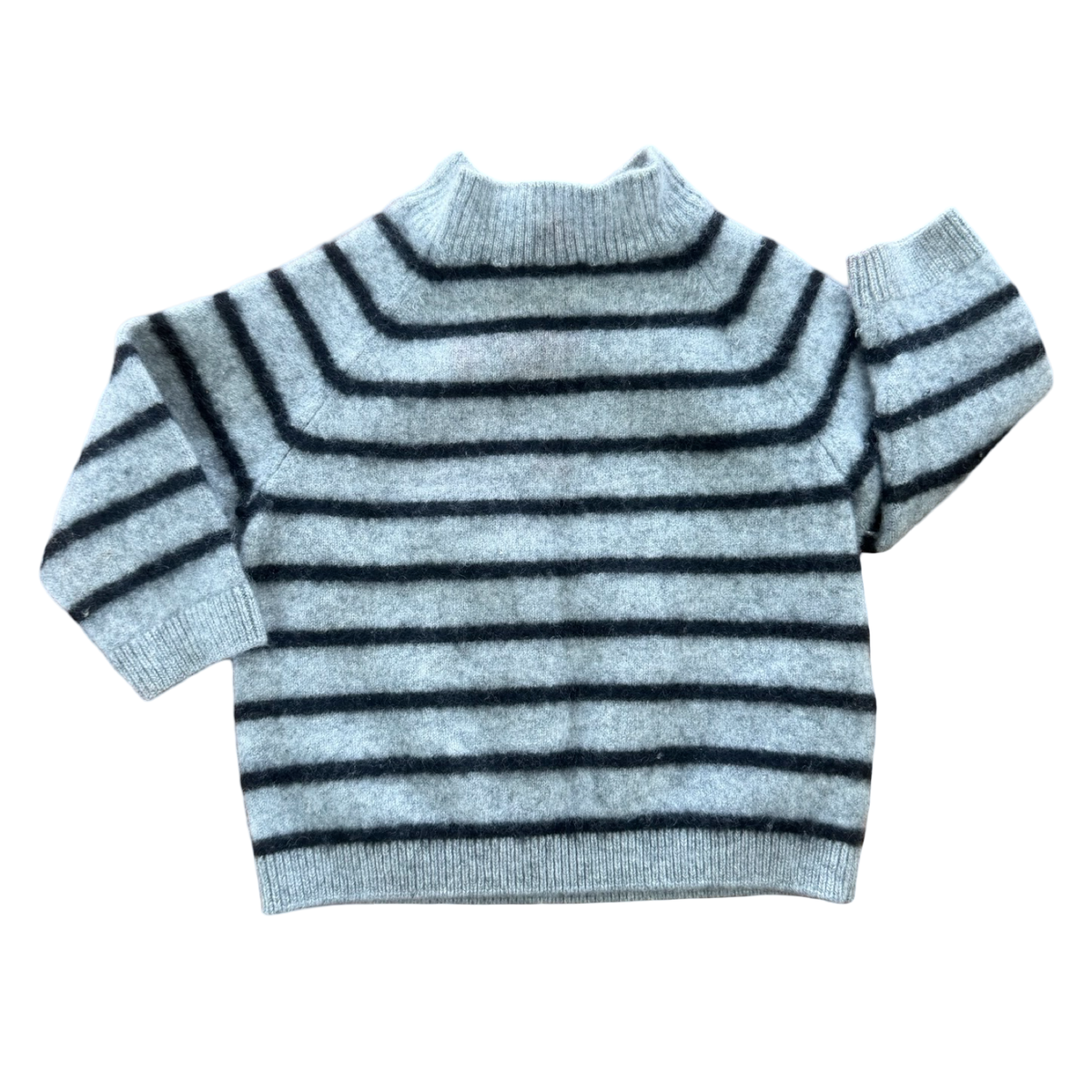 6-12M Grey & black soft touch cashmere jersey - Zara
