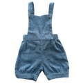 6-12M Grey corduroy dungaree - Anne Colle