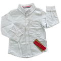*NEW* 3Y White long sleeve cotton buttoned & collar shirt - Kid 1234