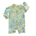 3-6M Yellow & white octopus long swimming suit	 - Cotton On
