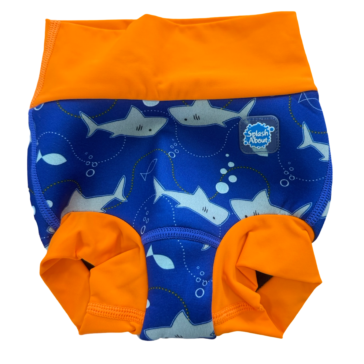 3-6M Blue & orange swim nappy - Splash about