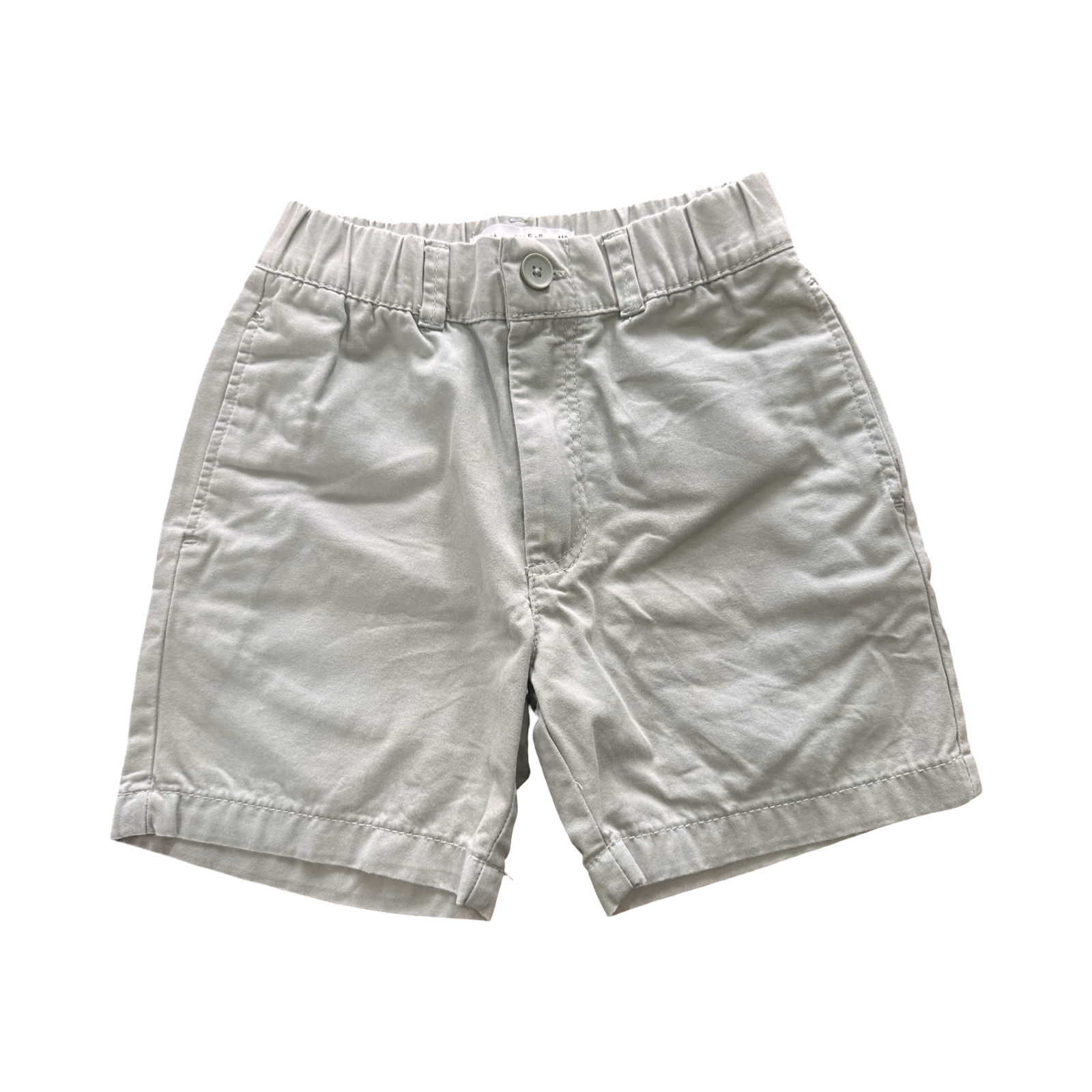 5-6Y Beige Boys Chino Shorts - Zara