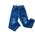 5-6Y Long Denim Jeans with Elasticated Waist - Real Kids
