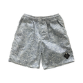 5-6Y Blue & White Patterned Shorts - Lizzard