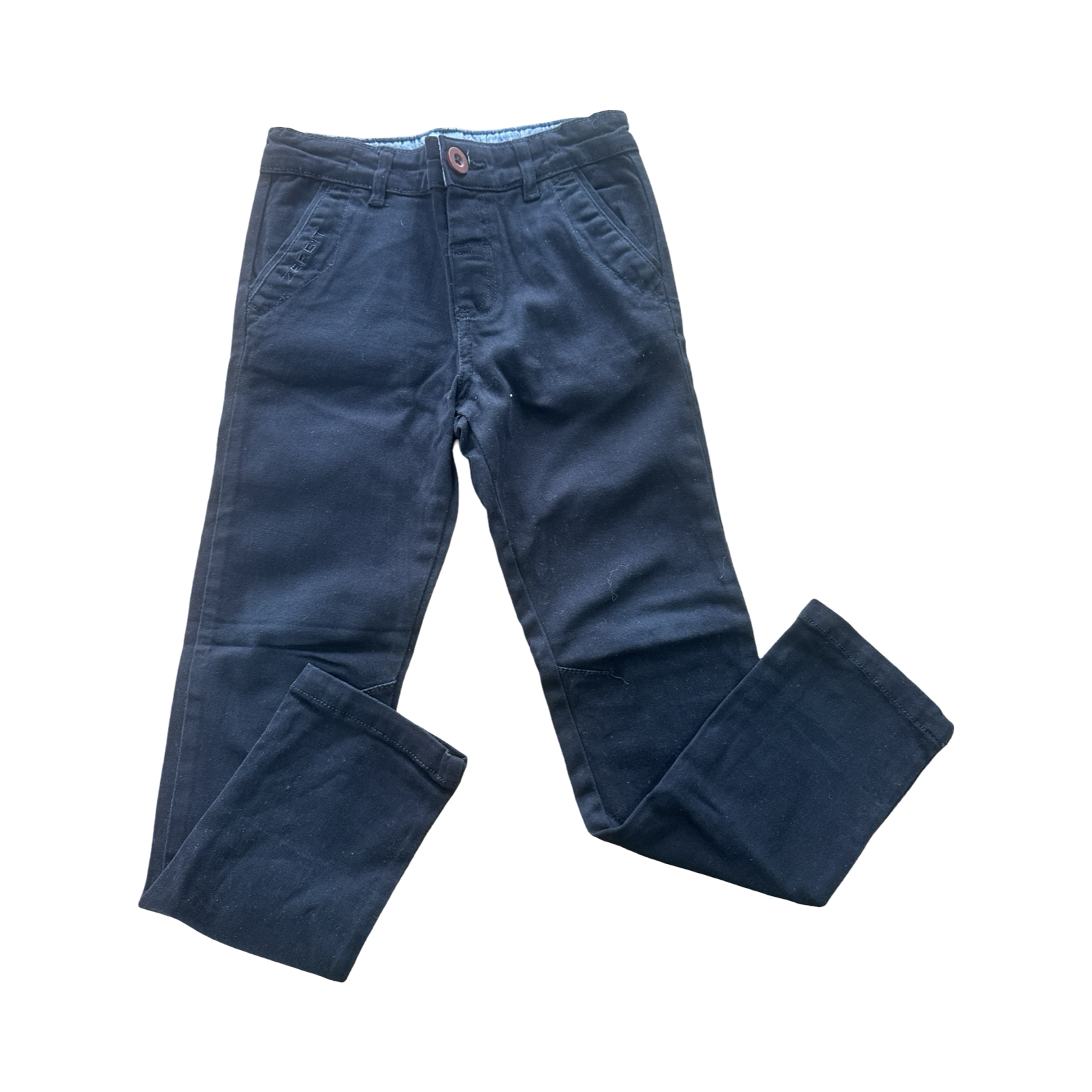 5-6Y Black Chino Trousers - Zerbit