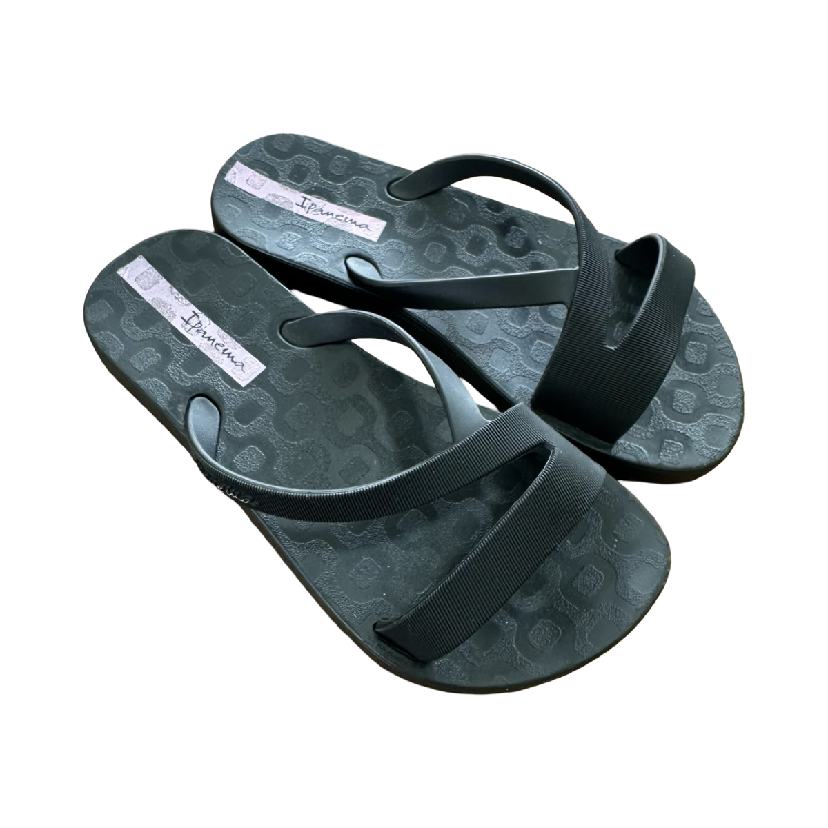 Size 8 Black Rubber Sandals - Ipanema