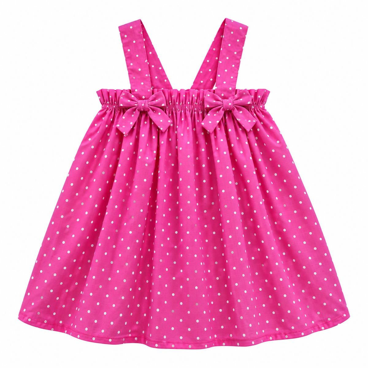 *NEW* 8-9Y Pink Polkadot Cotton Top - Naartjie