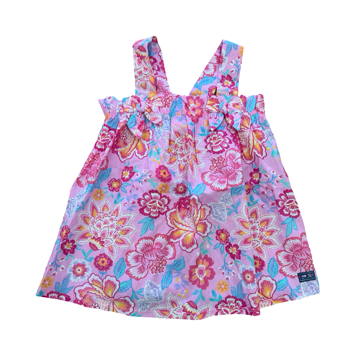 8-9Y Pink Floral and Pattern Summer Top - Naartjie
