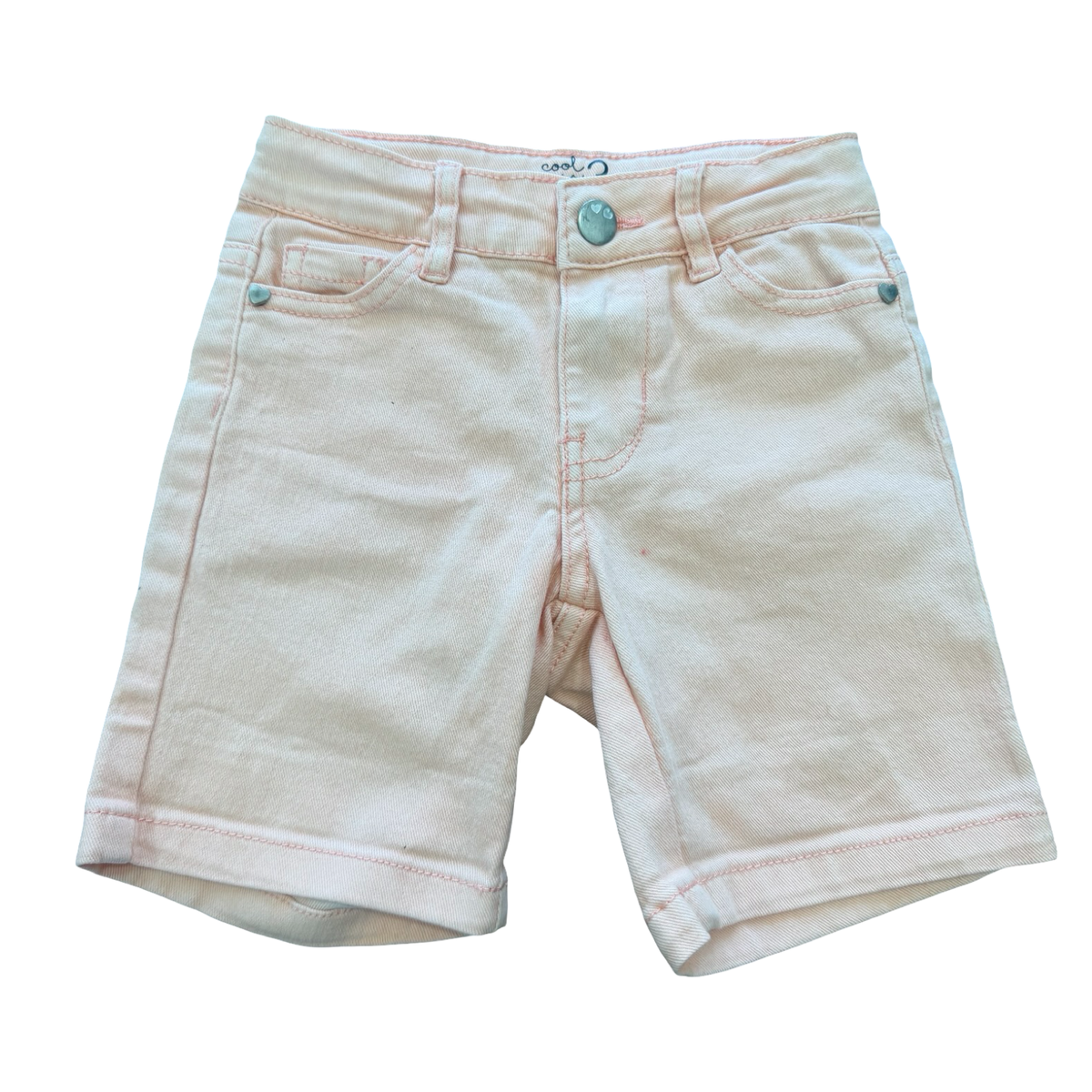 3Y Peach Denim Jean Shorts - Woolworths