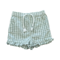 4Y Green & White Check Summer Shorts - Woolworths