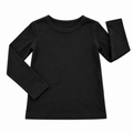 7-8Y Charcoal Long Sleeve Plain Stretch Top - H & M