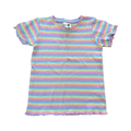 6Y Multicolour Stripe Stretch Top - Cotton On