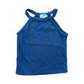 3Y Navy Ribbed Sleeveless Top - Cotton on