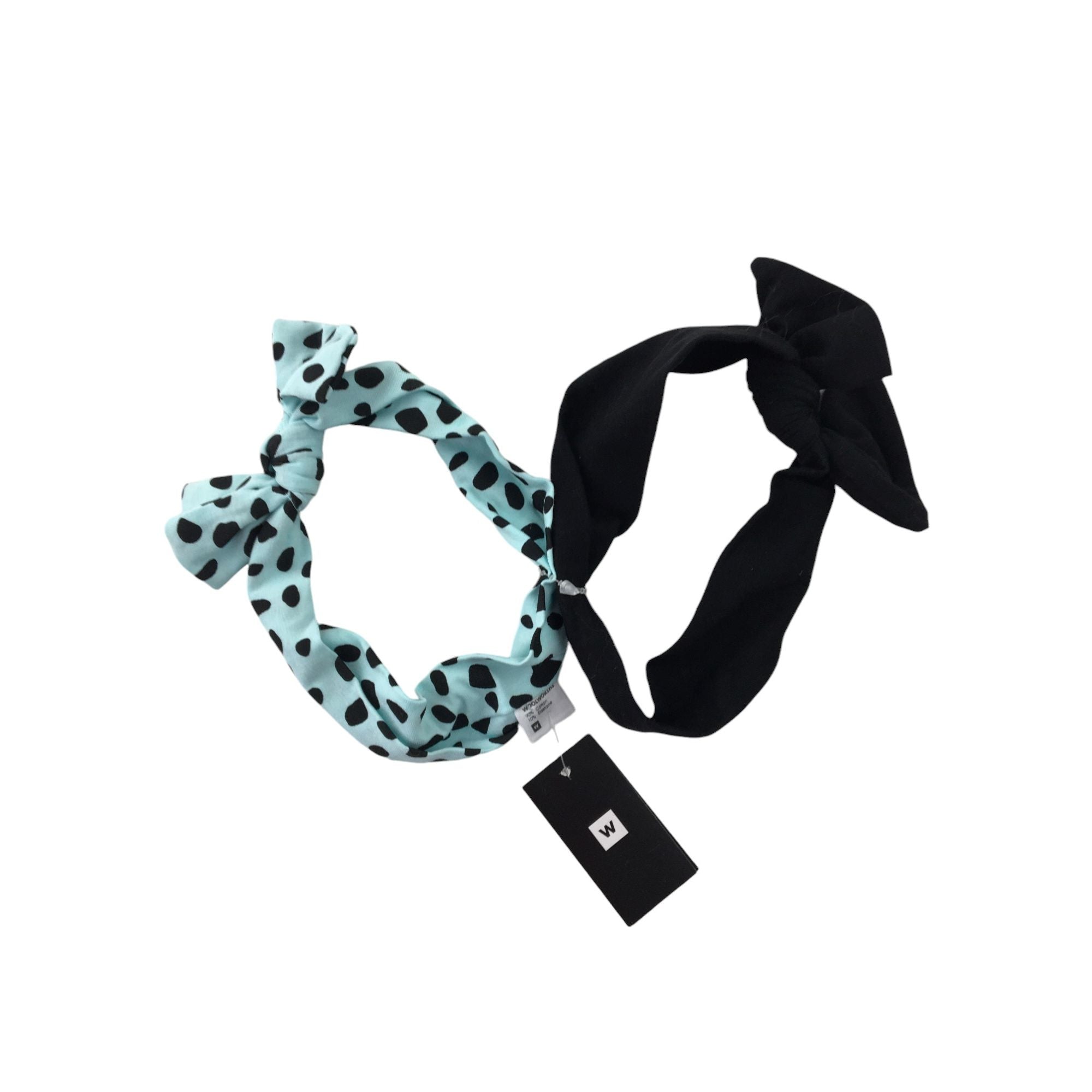 1-3M Aqua & Black Headbands - Woolworths
