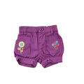 0-3M Purple Butterfly Shorts - Zerbit