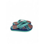 Size 5 - Aqua & Orange Flip Flops - Woolworths