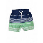 3-6M Blue & Green Stripe Boardshorts - Woolworths