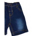 3-6M Dark Blue Denim Adjustable Waistband Shorts - Mr Price