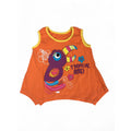 6-12M Orange "Tropical Bird" Sleeveless Top - Woolworths