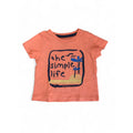 3-6M Coral "The Simple Life" T Shirt - Woolworths
