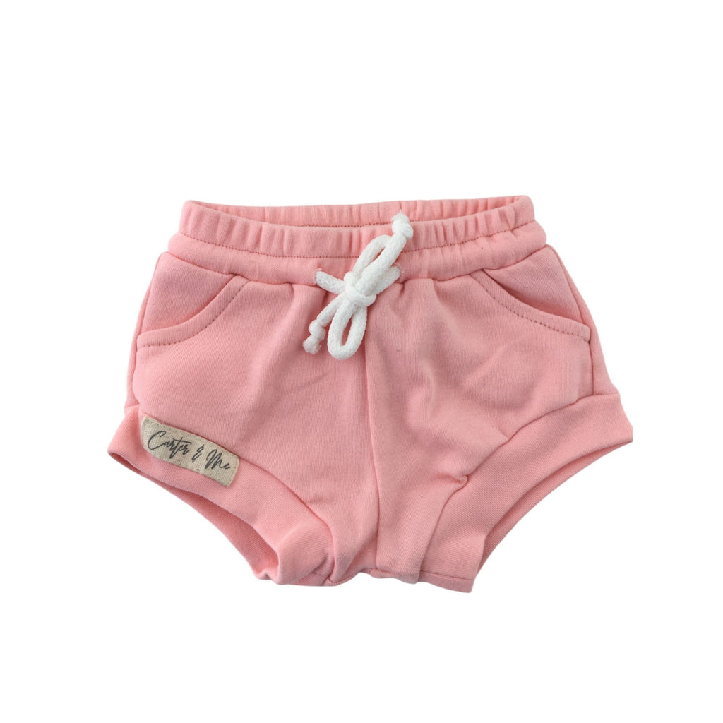 0-3M Pink Bummies Shorts - Carter & Me