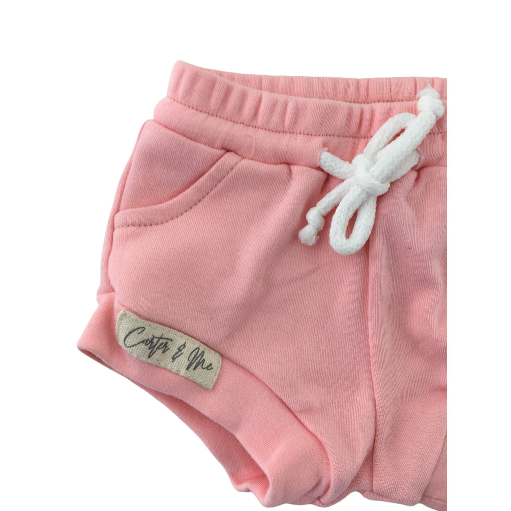 0-3M Pink Bummies Shorts - Carter & Me