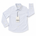 *NEW* 6Y White & Blue Pin Stripe Formal Boys Shirt - Zara