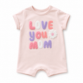 1-3M Pink Love You Mom Romper - Woolworths