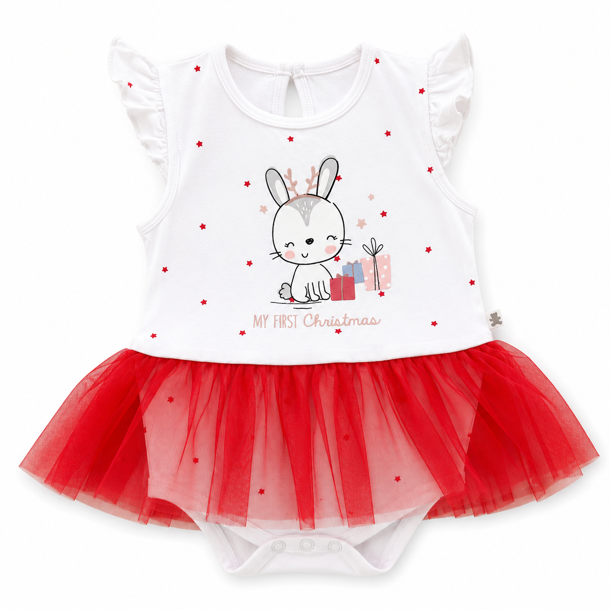 3-6M White & Red "My First Christmas" Bodysuit with Tutu - Woolworths